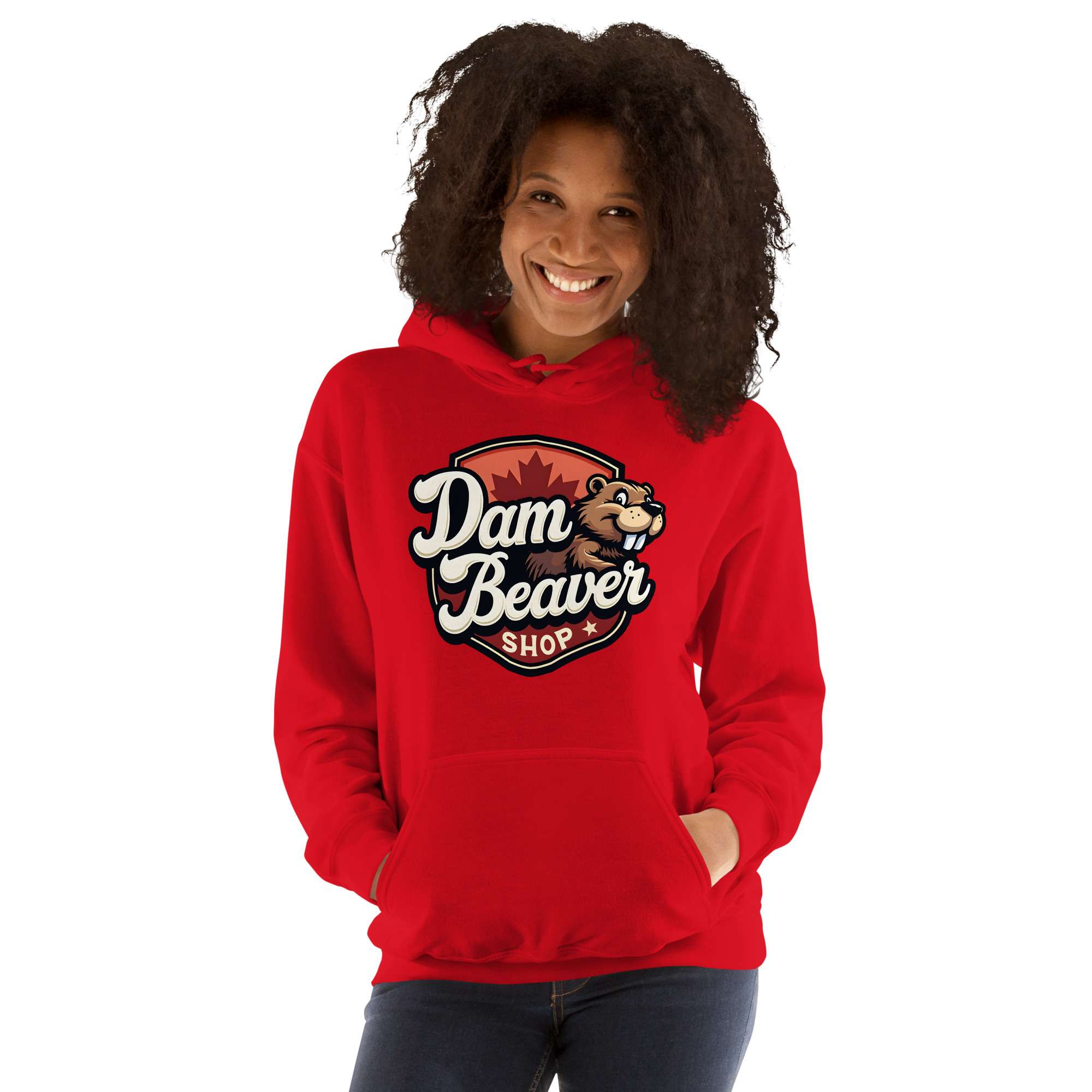 Cozy Unisex Hoodie – Dam Beaver Collection : Still Confused - Image 26