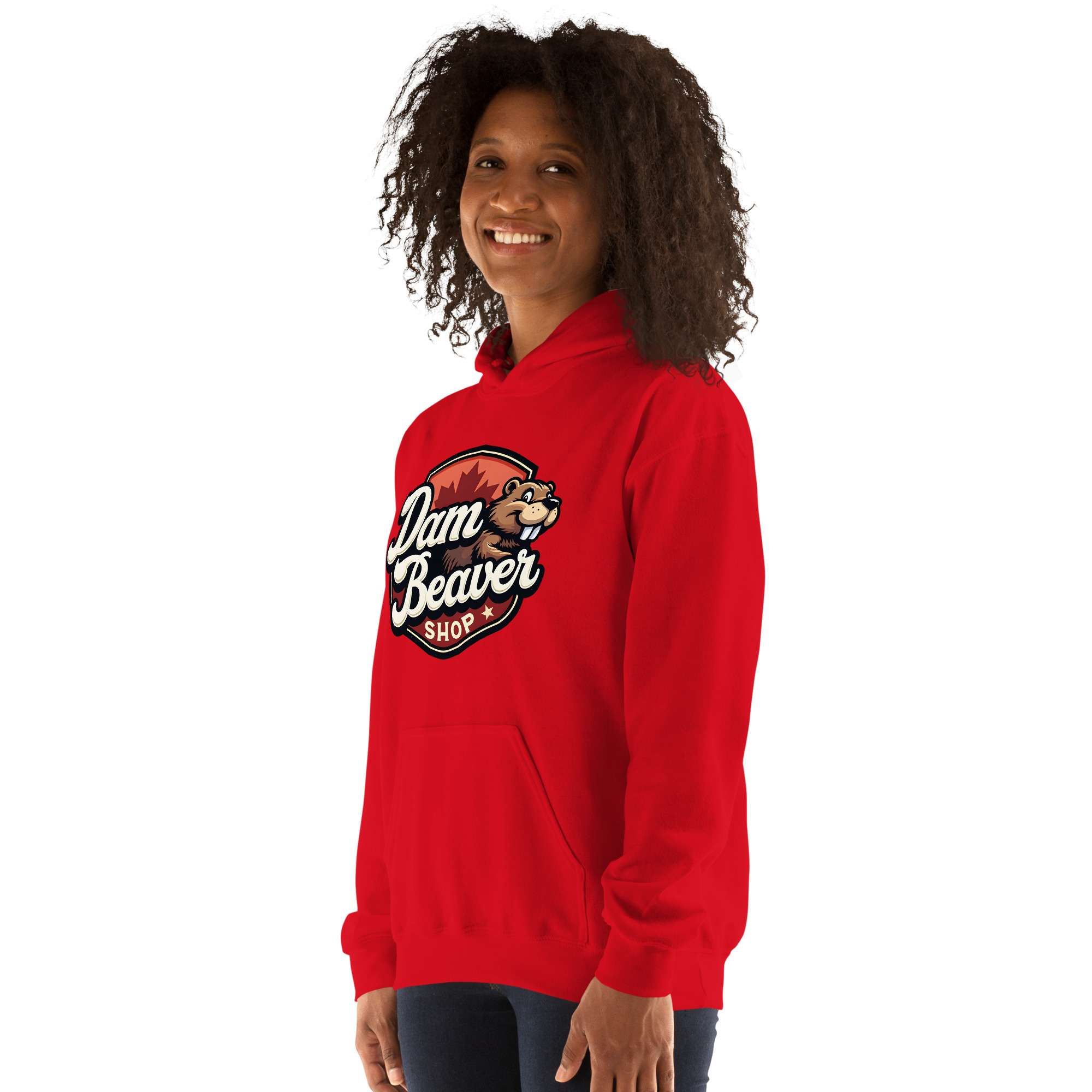 Cozy Unisex Hoodie – Dam Beaver Collection : Still Confused - Image 29