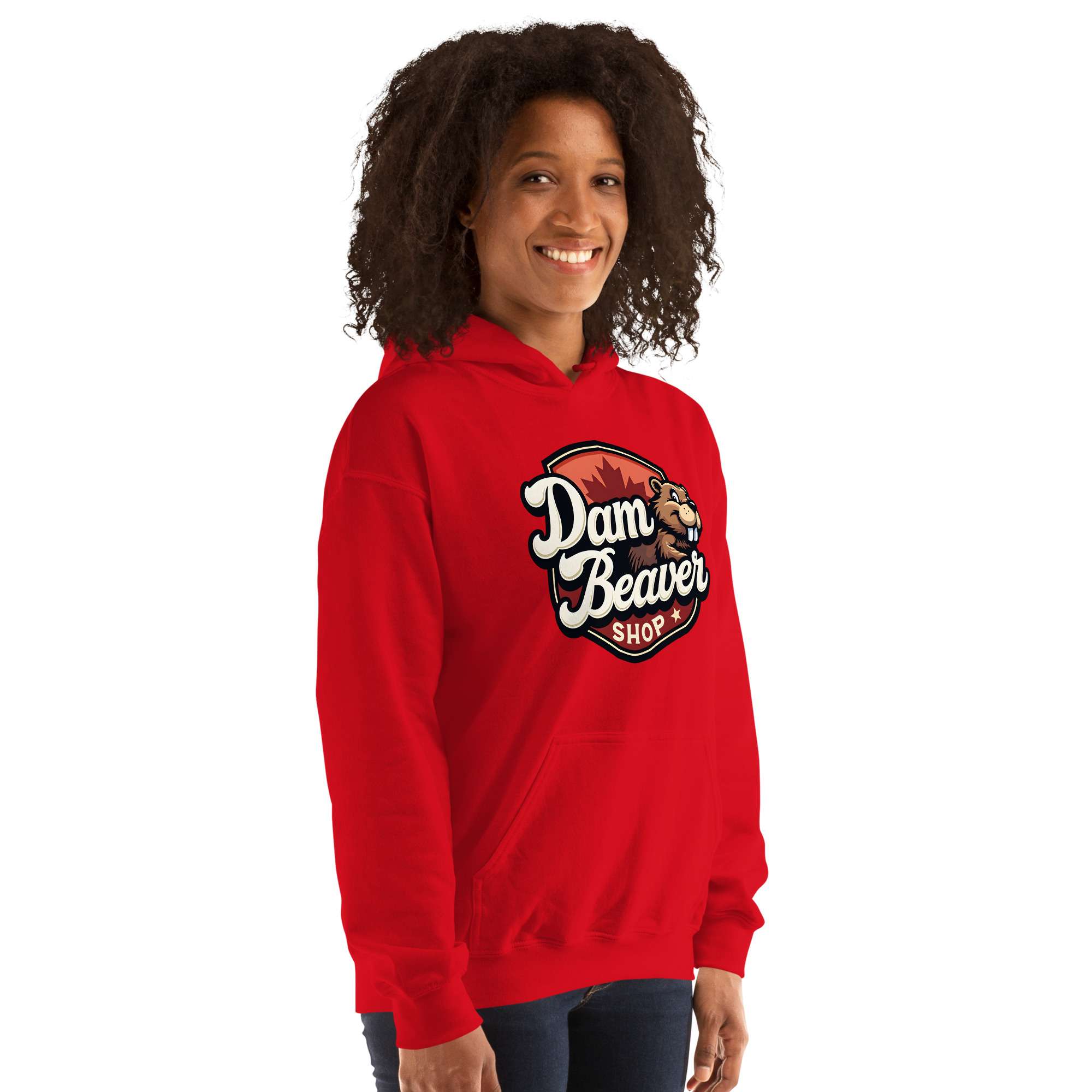 Cozy Unisex Hoodie – Dam Beaver Collection : Still Confused - Image 31