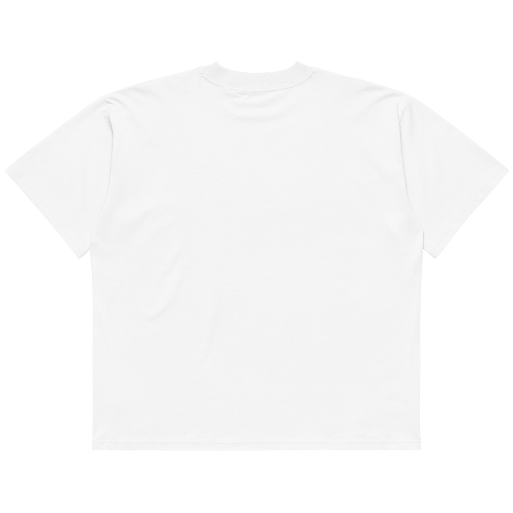 Design-Your-Own Oversized Organic High-Neck T-Shirt - Image 2