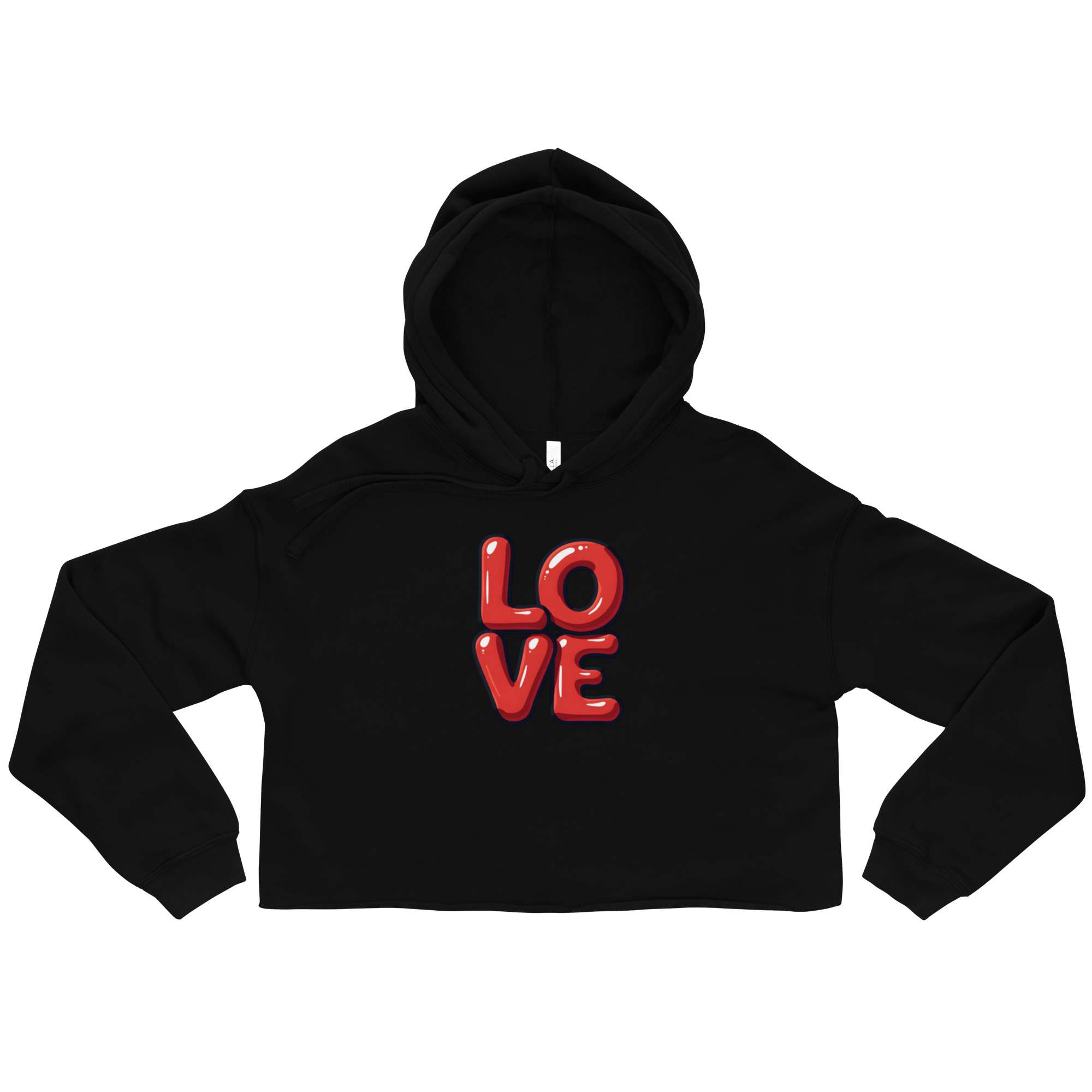 LOVE Cropped Hoodie – Valentine’s Day Statement Hoodie