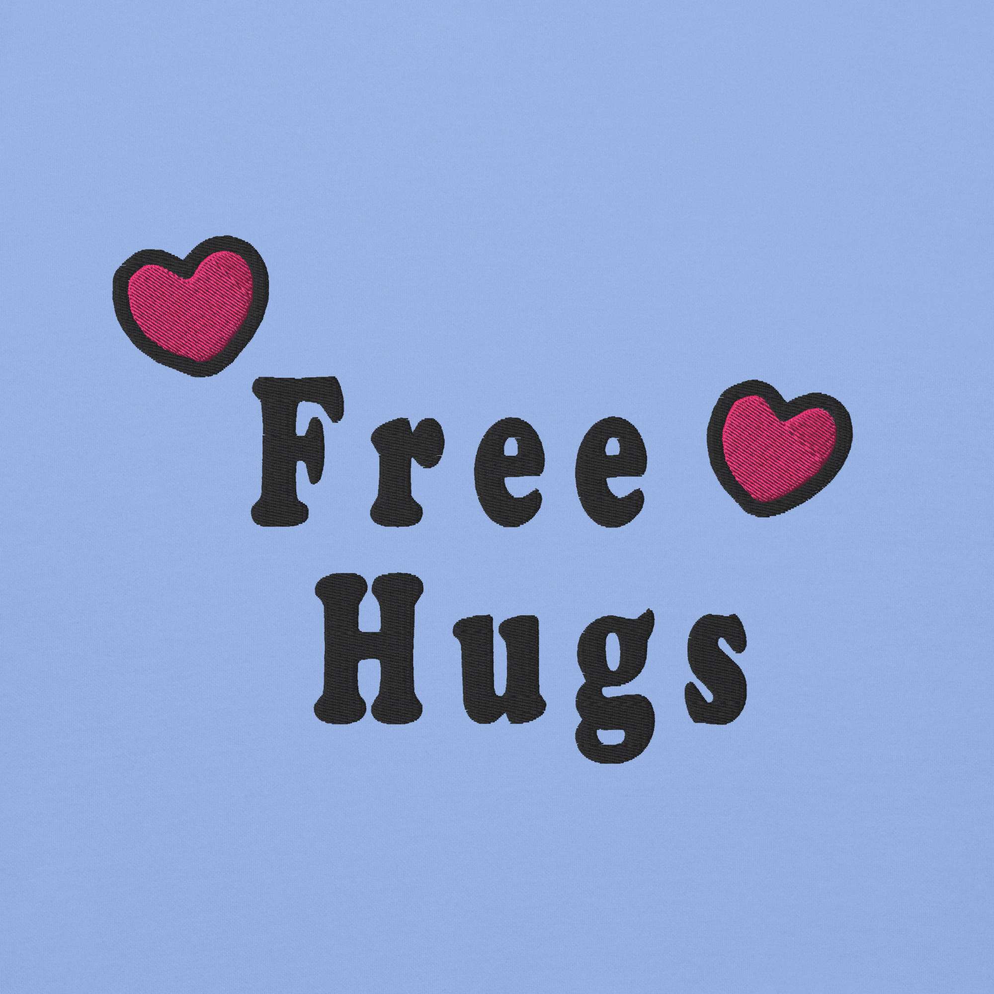 Free Hugs Embroidered Unisex Hoodie