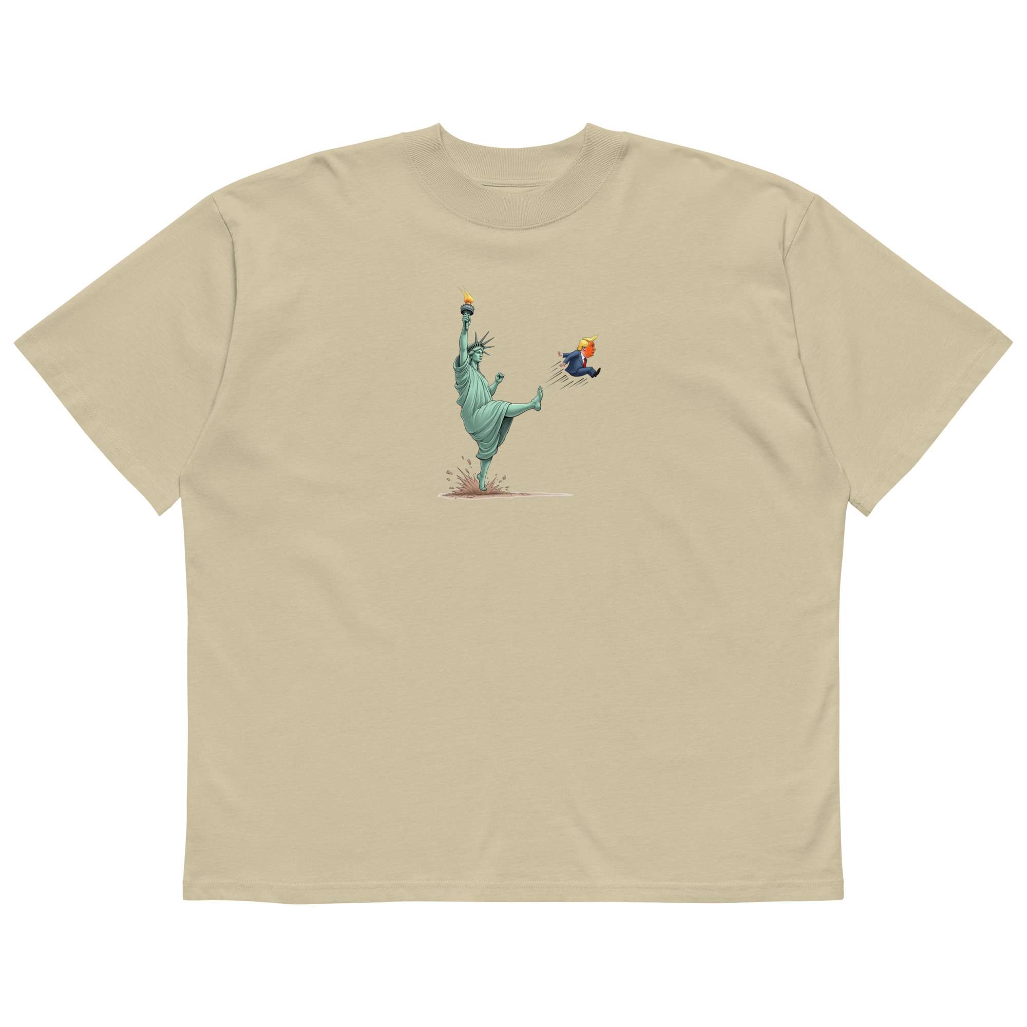 Boot Out Trump oversized high neck t-shirt - Image 9