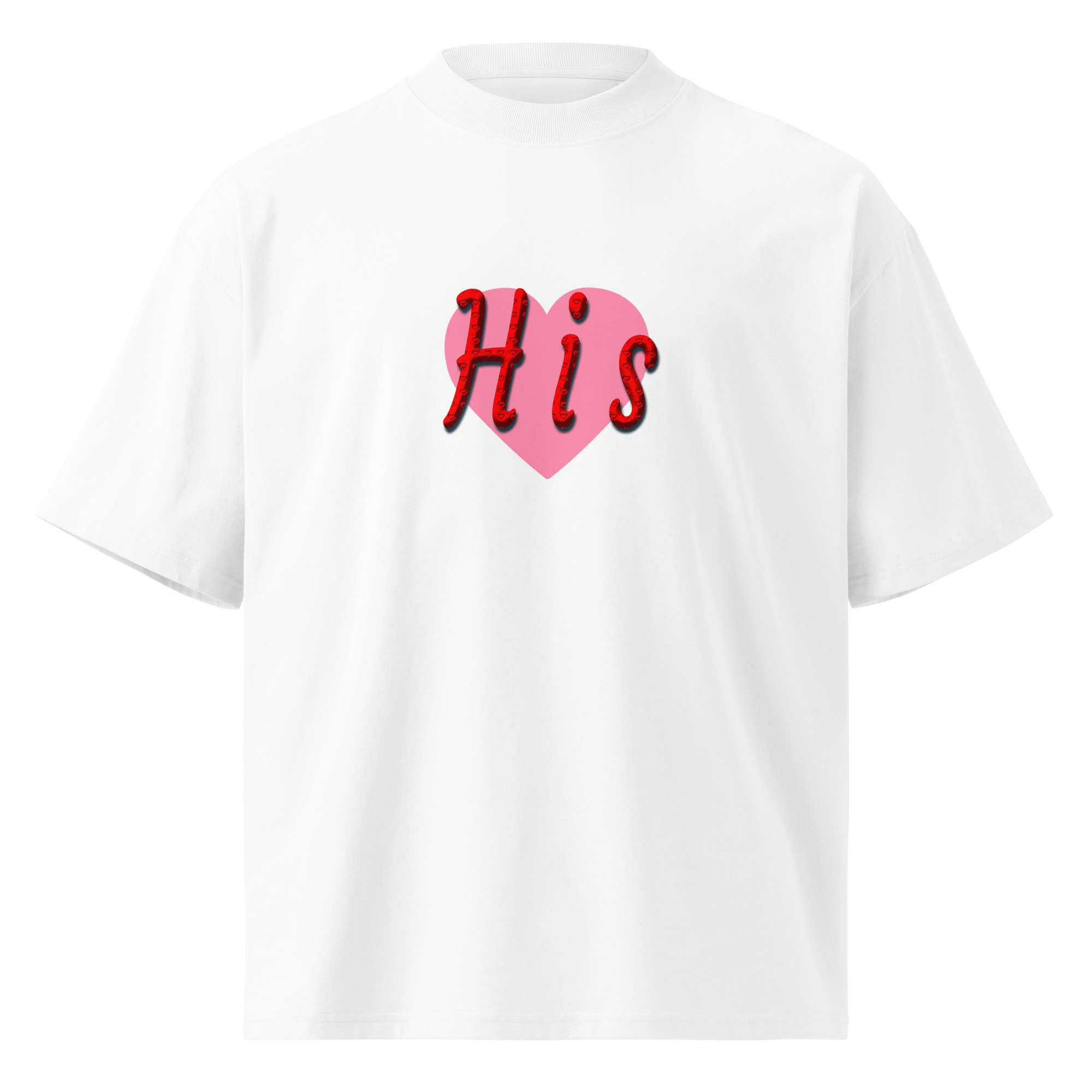 His Valentine high neck t-shirt