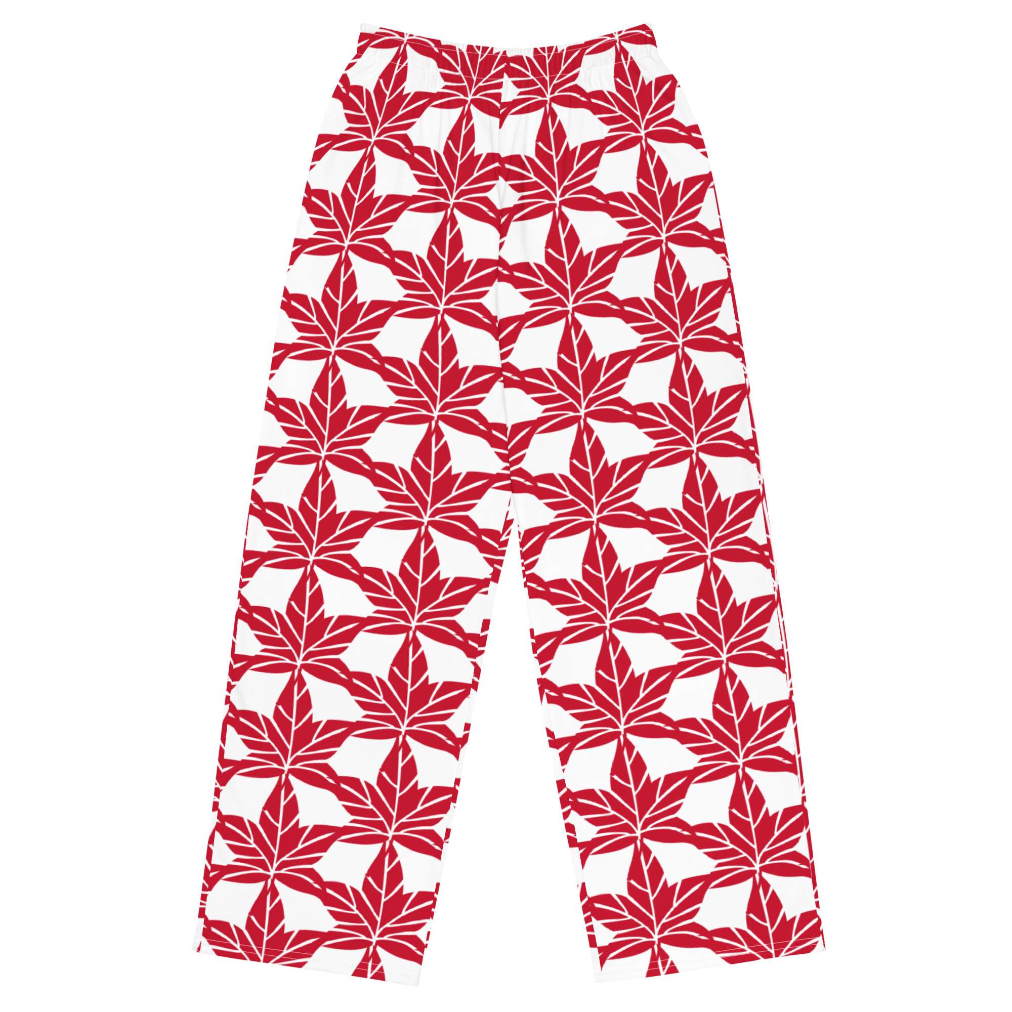 Canada Day unisex wide-leg pants