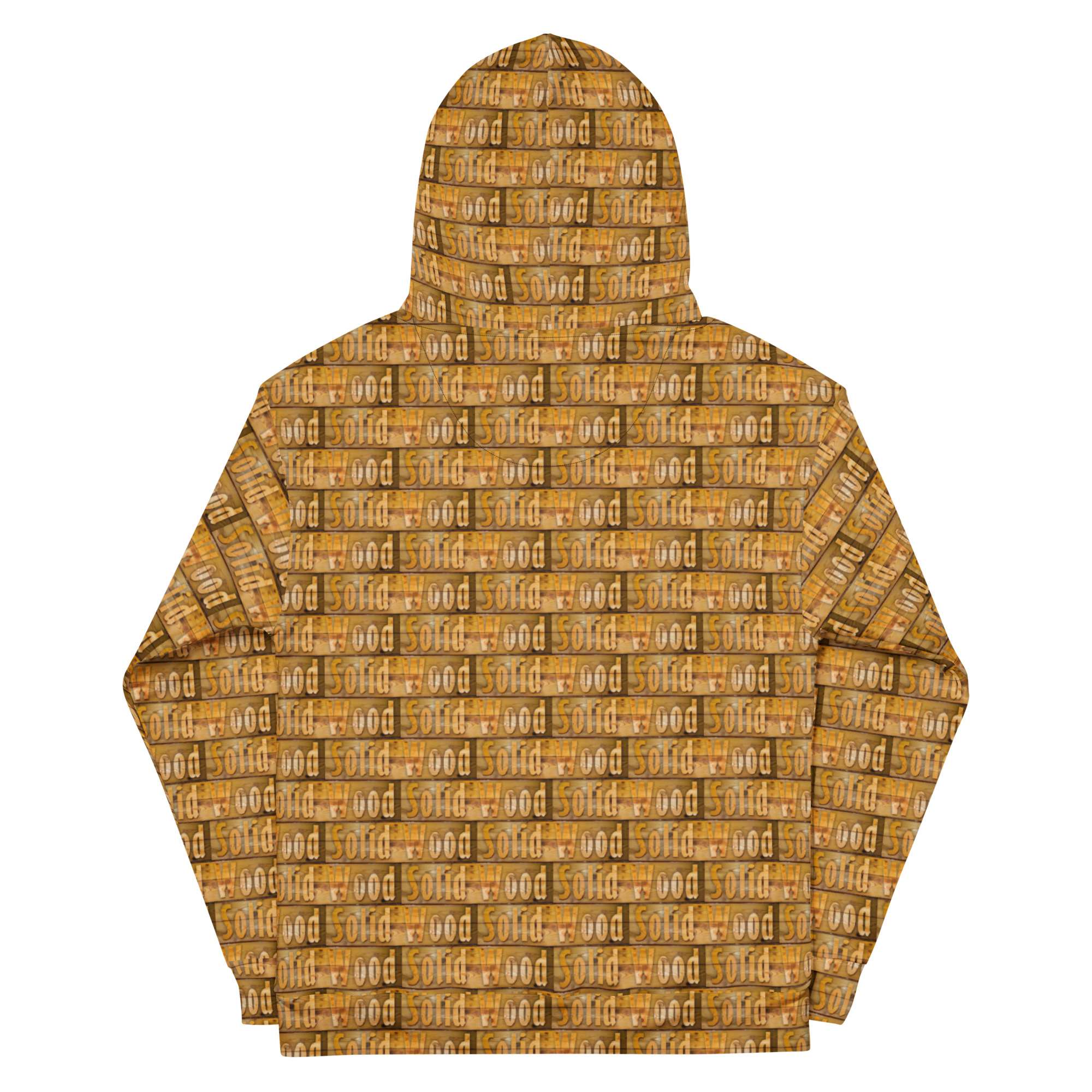 Cotton Hoodie of Solid Wood